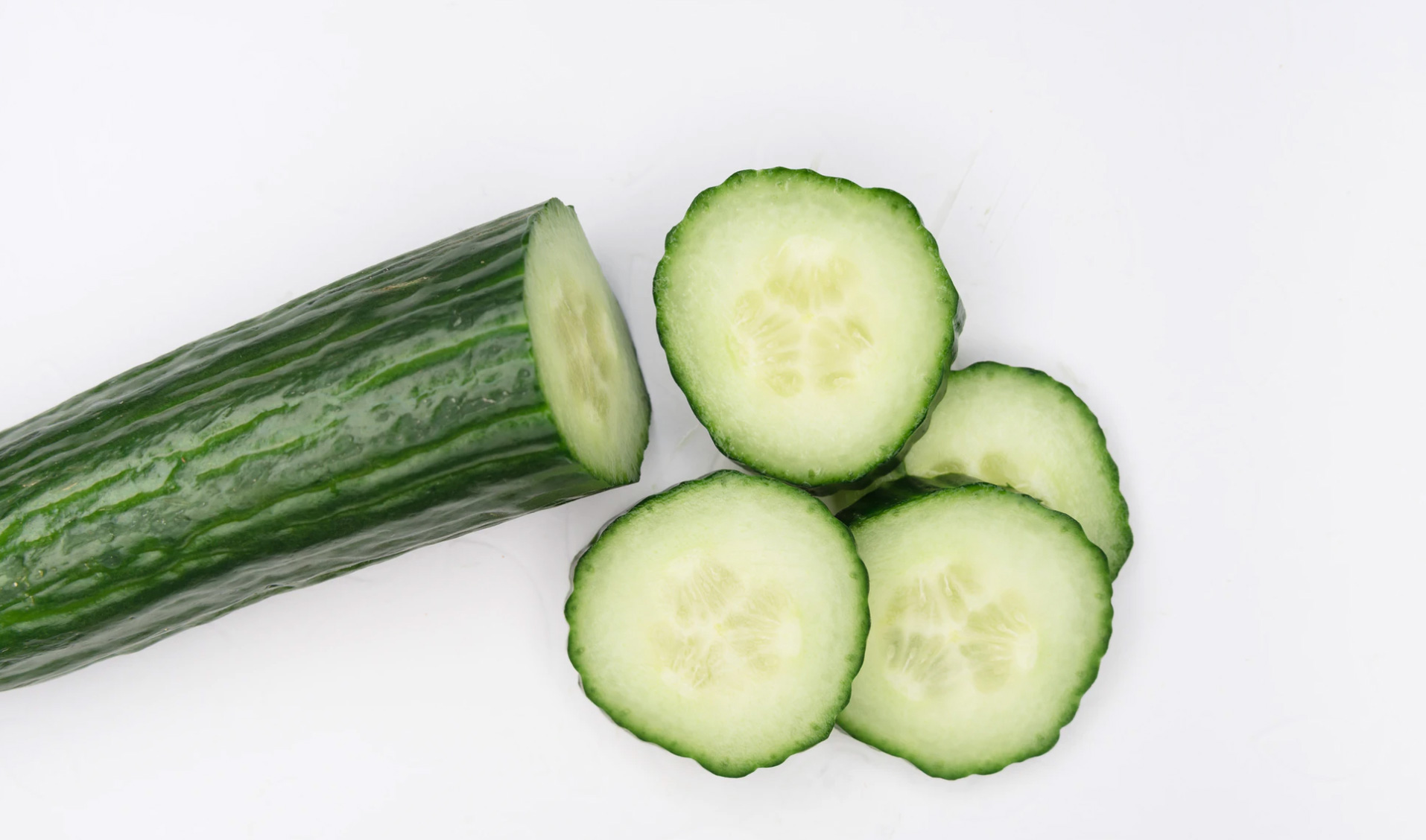 Cucumbers sliced