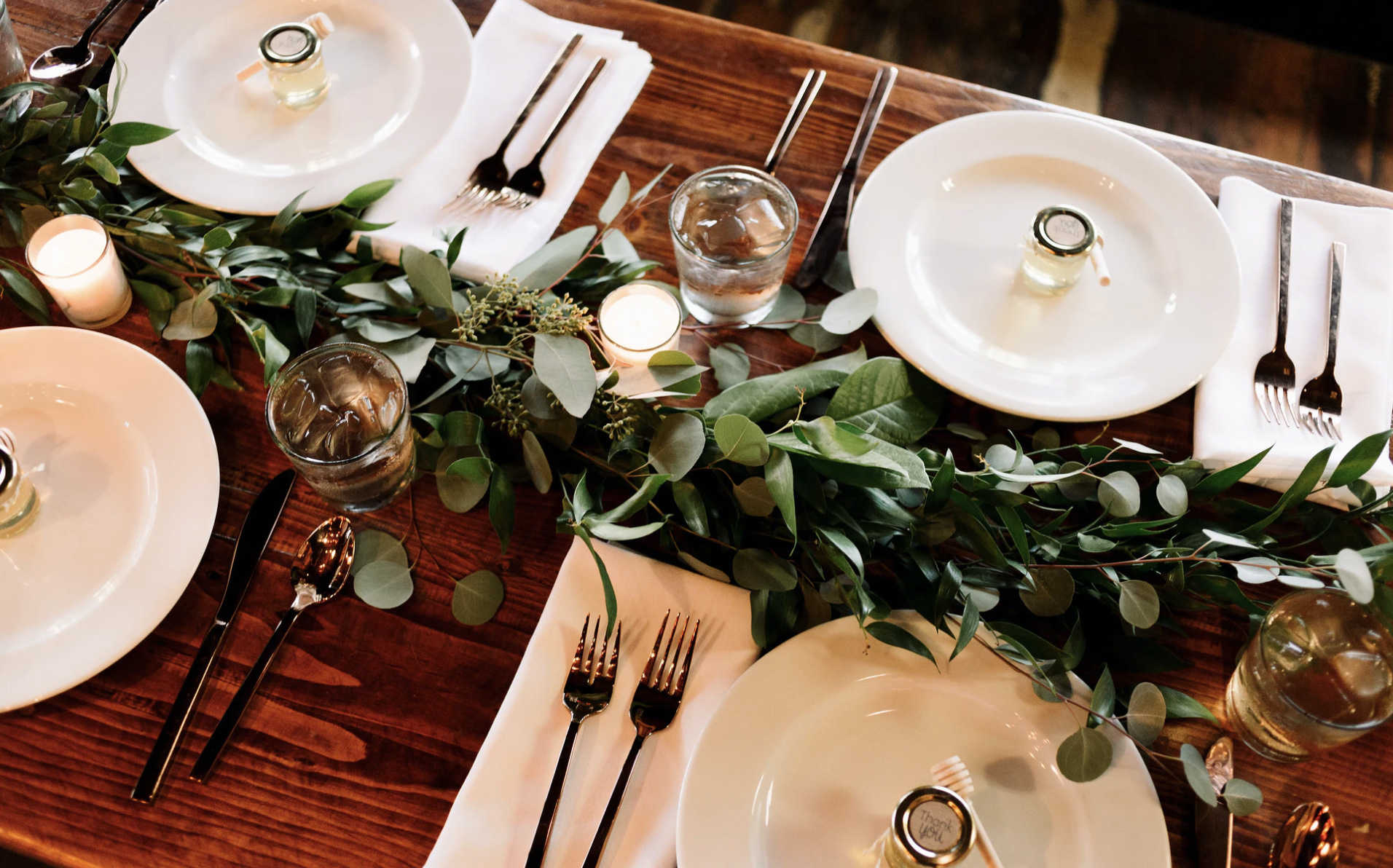 Holiday dinner table setting. Unsplash - Jordan Arnold