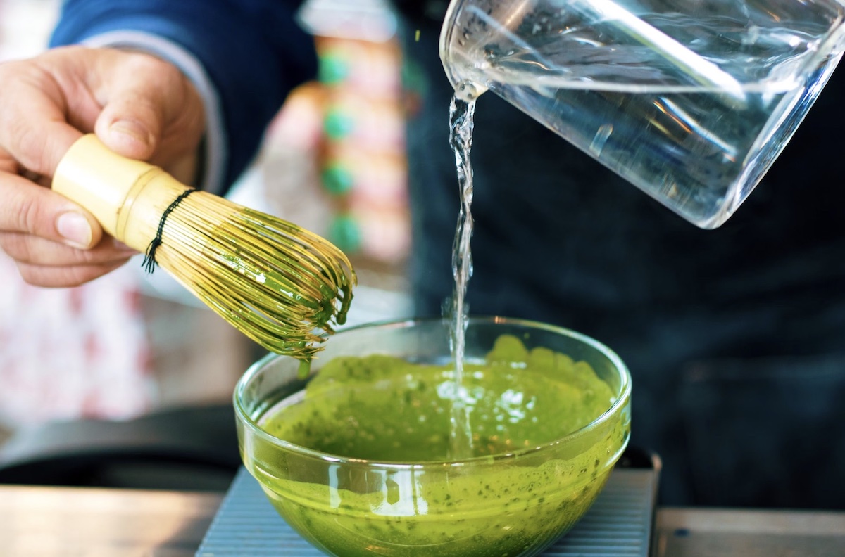 Making matcha. Image: Pexels - Jason Leung