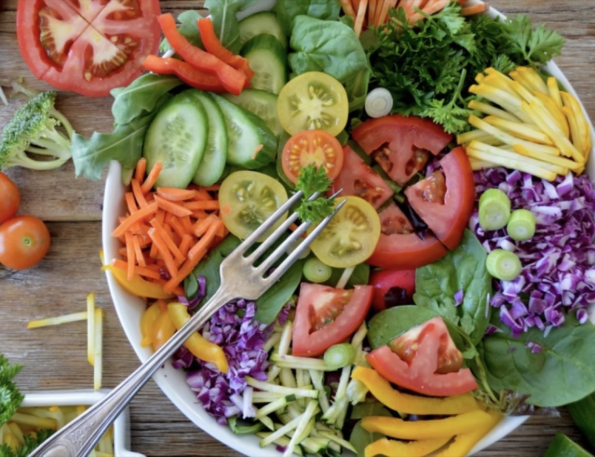 Veggies on a plate 